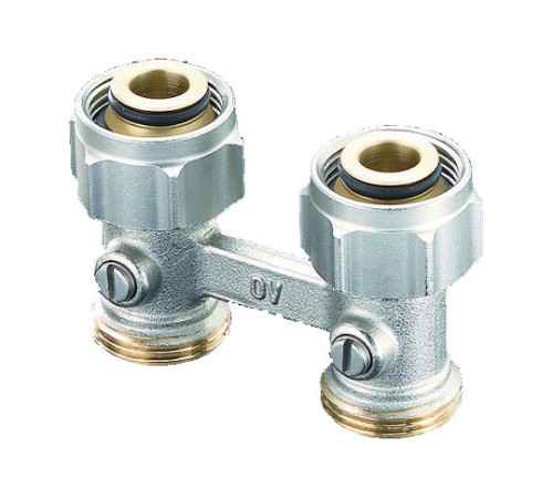 Узел нижнего подключения Oventrop Multiflex прямой 1/2 HP x 3/4 НГ 1015883