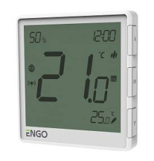 Терморегулятор Salus EONE230W с датчиком влажности встраиваемый 230 В белый EONE230W