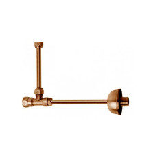 Кран угловой Kerasan для подвода воды к бачку бронза 757293