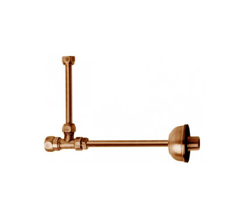 Кран угловой Kerasan для подвода воды к бачку бронза 757293