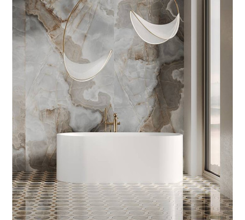 Ванна отдельностоящая Salini Perla 170х80 см S-Sense белый глянцевый 1049101G