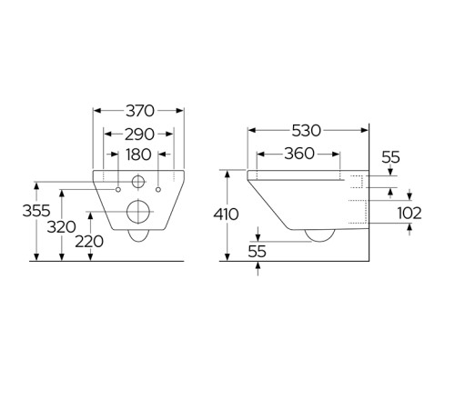 Комплект унитаз подвесной Villeroy & Boch Architectura TwistFlush CeramicPlus с сиденьем SoftClosing 4694CLR1