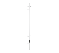 Полотенцесушитель электрический Boheme Uno 12.2x150 см скрытое подключение матовый белый 726-MW
