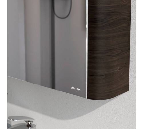 Зеркальный шкаф с подсветкой AM.PM Inspire V2.0 80 см левый табачный дуб M30MCL0801TF
