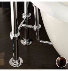 Патрубок тройной декоративный Devon&Devon античная медь DEKITGTAR