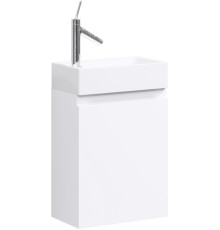 Тумба под умывальник подвесная Aqwella Леон-МР 400х600х220 мм белый Ln-MP.01.04/W