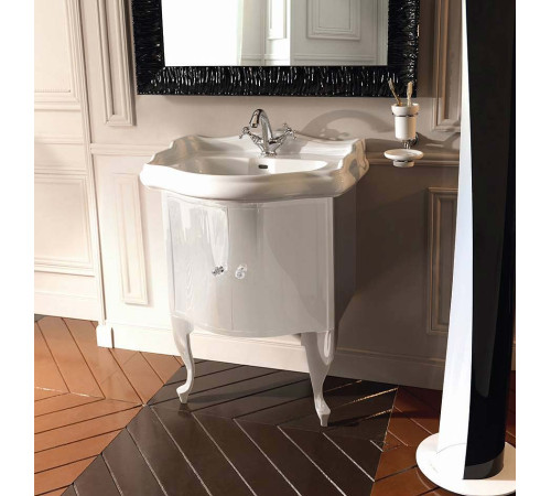 Комплект мебели Kerasan Retro 69 см подвесной белый ручка кристалл хром 104601/7361K5