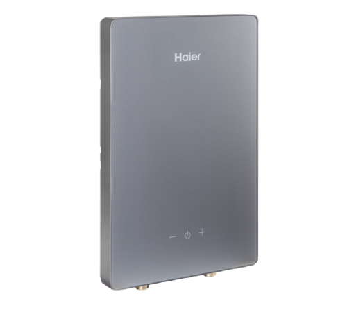 Водонагреватель проточный Haier GRACE 9 кВт сухой ТЭН серый сапфир ES9V-GRACE-EI(S)