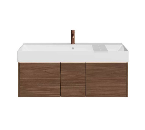 Тумба подвесная Kerama Marazzi Grande 120х47х37.3 см 3 ящика структурированный орех GR.120.3\SNUT