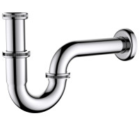 Сифон для раковины Timo трубчатый без выпуска хром 961/00L