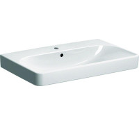 Раковина Geberit Smyle Square 75х48 см с отверстием под смеситель 500.249.01.1