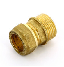 Муфта компрессионная Tiemme 1100 18х1/2 наружная резьба 1100009