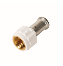 Муфта пресс ПВДФ HENCO 26x1 ВР белая 18PKW-2606