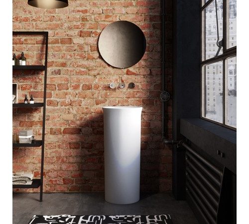 Раковина Kerasan The New Yorker 40х89 см свободностоящая слив в стену белый 564501