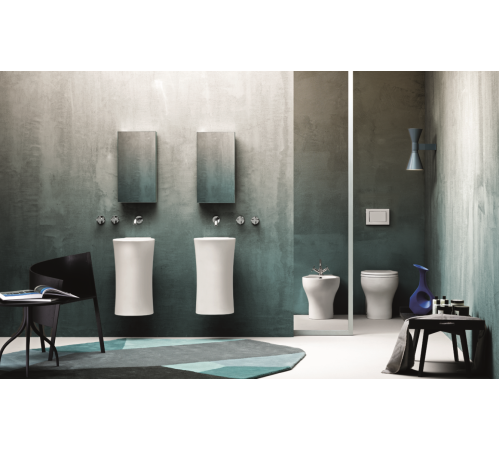 Раковина подвесная Azzurra Nativo 35x37x62 см без отверстий LALS035370N0BI