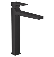 Смеситель для раковины Hansgrohe Metropol 260 однорычажный для раковины-чаши матовый черный 32512670