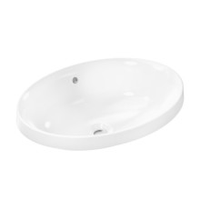 Раковина встраиваемая Hansgrohe Xuniva D 550х400 мм с переливом белый 60156450