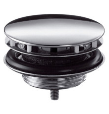 Донный клапан Hansgrohe 1 1/4 с фиксированной крышкой хром 50001000