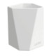 Стакан керамический Laufen Home collection TRIO CUP 90x90x105 мм настольный белый 8.7777.4.000.000.1