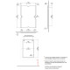 Зеркало декоративное Devon&Devon Papillon 50х80 см с фацетом PAPILLON