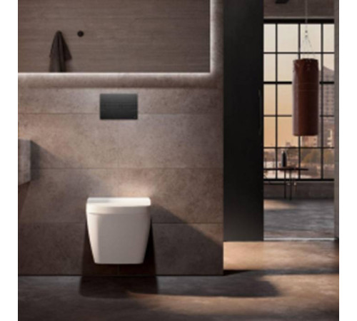 Панель смыва для унитаза TECE TECEsolid двойной смыв графит текстура линии 9240438