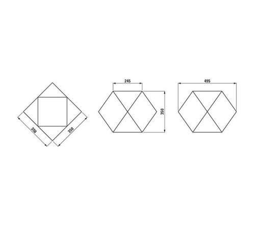 Полигедрон керамический Laufen Home collection IKOS 350x350x350 мм напольный белый матовый 8.7777.1.757.000.1