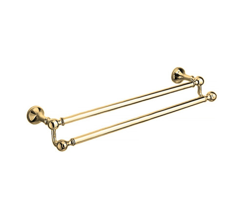 Держатель для полотенца Reperton 2 перекладины 60 см золото RE 217.52