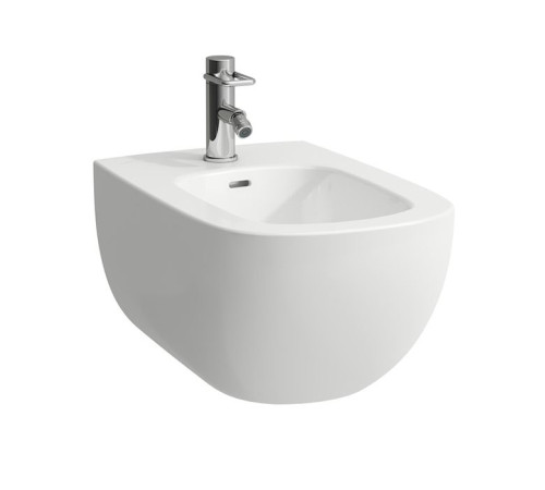 Биде подвесное Laufen Palomba 54x36 см 1 отверстие белый 8.3080.1.000.304.1