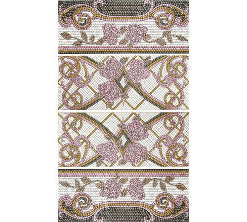 Панно из 4-х плиток Latina Ceramica Columna Baikal Lila 100х60 см х9999011748