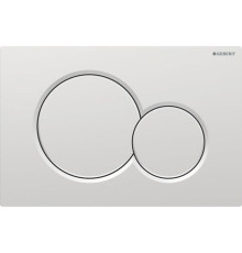 Клавиша смыва Geberit Sigma01 для двойного смыва круглая матовый хром 115.770.JQ.5