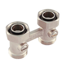 Узел нижнего подключения радиатора Tiemme 3/4 x 50 мм двухтрубный 3390001