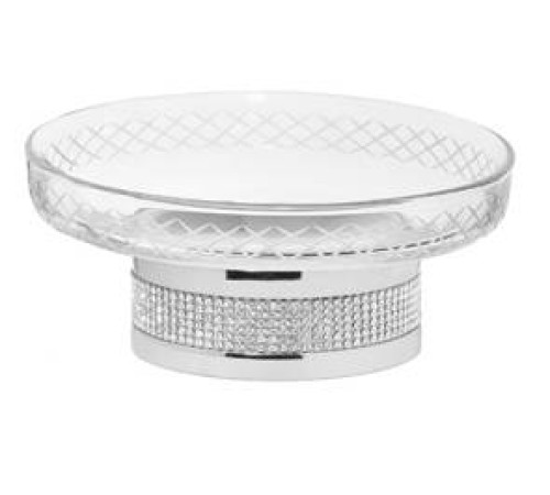 Мыльница настольная Boheme Royal Cristal хром 10930-CR