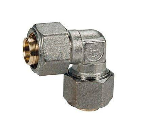 Угольник 90° Giacomini 20x2 мм цанговое соединение хромированный R561MX057