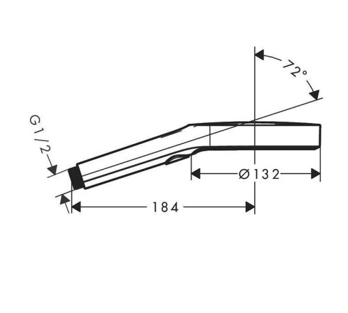 Ручной душ Hansgrohe Rainfinity 130 3jet хром 26864000
