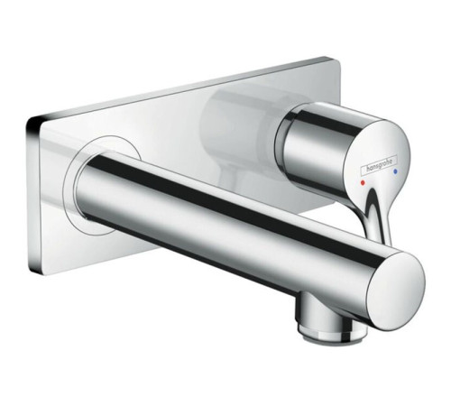 Смеситель для раковины Hansgrohe Talis S настенный однорычажный скрытого монтажа излив 165 мм хром 72110000