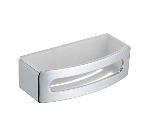 Полка для ванной Keuco Elegance 239х105х70 мм хром/белый 11658010000