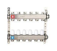 Комплект коллекторов Gappo G428 нержавеющая сталь 1 на 6 выходов 3/4 EK G428-6