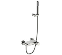 Смеситель для ванны Boheme Stick Touch с душевым комплектом матовый никель 123-NB.2