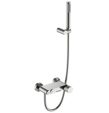 Смеситель для ванны Boheme Stick Touch с душевым комплектом матовый никель 123-NB.2