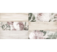 Вставка декоративная Cersanit Provans рельефная многоцветная 20x44 см PH2G451