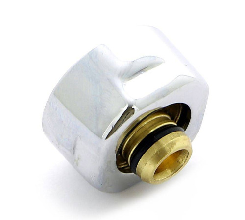 Соединитель для металлопластиковой трубы Carlo Poletti 16х2.25 мм хром A58503B