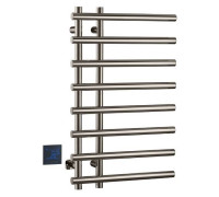 Полотенцесушитель электрический Boheme Uno 50x11,8x80 см nickel brush 722-NB