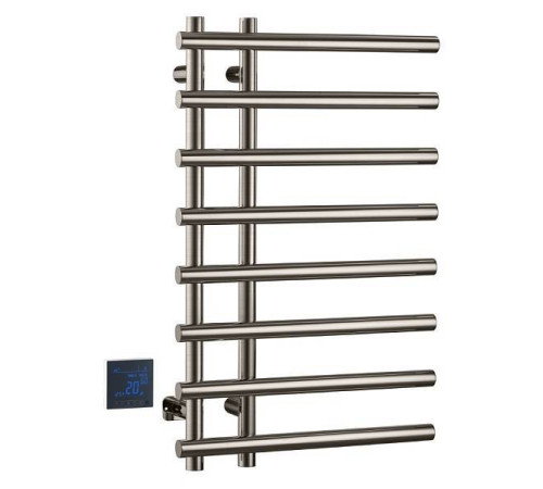 Полотенцесушитель электрический Boheme Uno 50x11,8x80 см nickel brush 722-NB