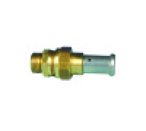 Муфта с плоским уплотнением латунная пресс Henco 26x1 HE 26P-2606