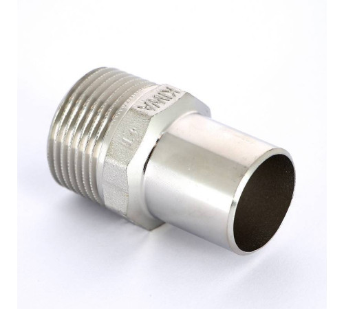 Переходник пресс Viega Sanpress Inox 28 мм x 1 НР нержавеющая сталь 436759