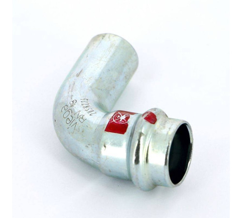 Угол-вставка 90° пресс Viega Prestabo оцинкованная сталь 18 мм 558208