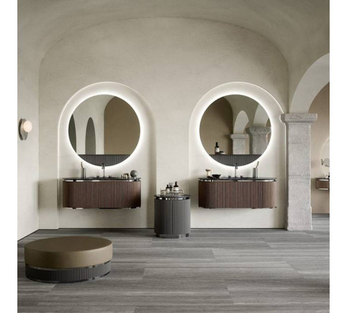 Комплект мебели для ванной Oasis Naos Композиция №4 126x56x45 см подвесной Nero Marquinia 0TCUMR5701/0VSCSTT00000001/0HYDK20001/0ARKI1A003/0NAOB9A004/0CMPJ50002/0NAOB9A003/0NAOA4A006/0CMPKIT000