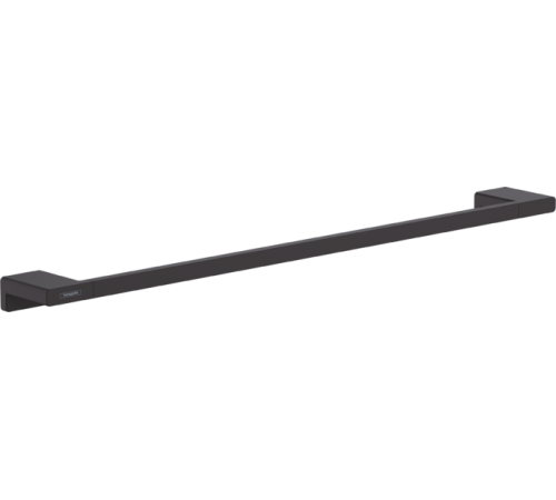 Держатель для банного полотенца hansgrohe AddStoris 648 мм матовый черный 41747670