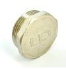 Пробка резьбовая LD Pride 2 НР латунная никелированная LD.67.505.50
