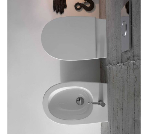 Биде подвесное Globo 4ALL 54х36 см белый MDS09.BI